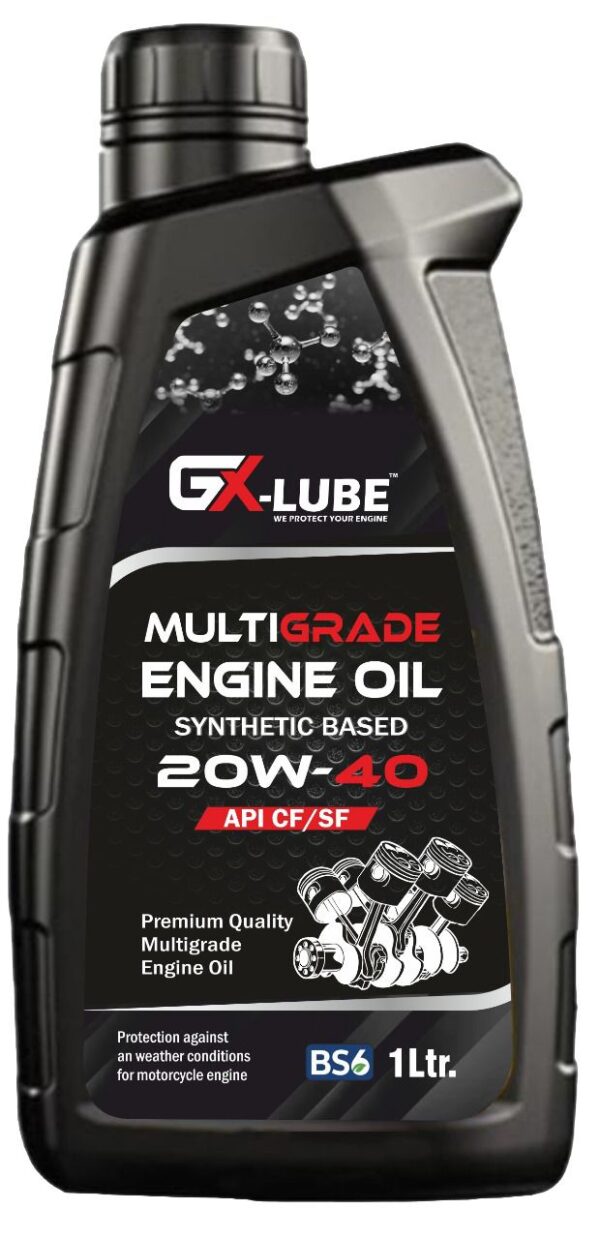 GX-LUBE Multigrade Engine Oil 20W-40 (1L, API CF/SF)