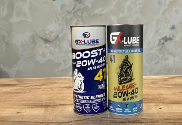 GX-LUBE Boost+ / Mileage+ 20W-40 4T Motorcycle Engine Oil (1L)