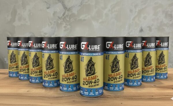 GX-LUBE Mileage+ 20W-40 4T Motorcycle Engine Oil (1L) – High Performance Lubricant
