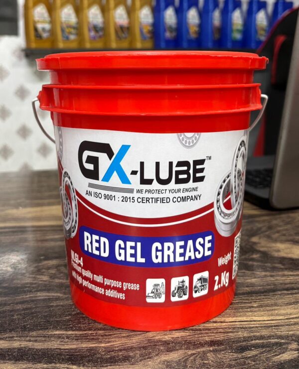 GX-LUBE Red Gel Grease NLGI-4 (2Kg)
